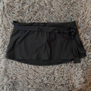 Black skirt bathing suit bottom